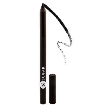 Sugar Cosmetics : Stroke Of Genius - Heavy-duty Kohl - 01 Back To Black...