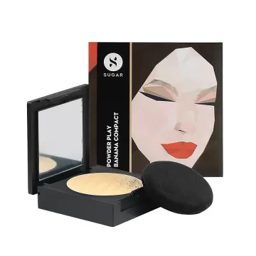 Sugar Cosmetics : Powder Play - Banana Compact - 6gm