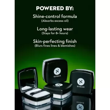 Sugar Cosmetics : All Set To Go - Translucent Powder - 7gm