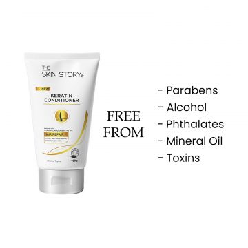 The Skin Story: Keratin Conditioner - Instant Anti -Frizz - 100 gm
