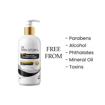 The Skin Story: Keratin Conditioner - For Damaged Hair - 250gm