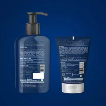 The Beard Story: Best Hair Forward ( Men Keratin Shampoo & Conditioner )
