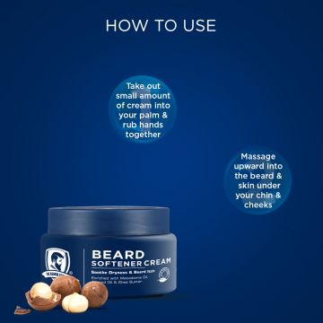 The Beard Story: Beard Softener Cream - 50 gm