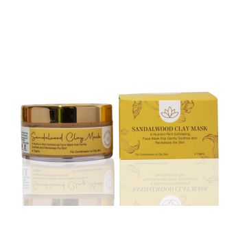Pure by Priyanka: Sandalwood & 4- Clay Detox Mask - 70 gm