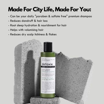Detoxie: Anti-Dandruff & Flake Relief Capsicum Shampoo - 100 ml