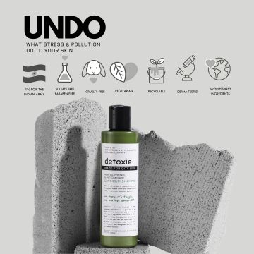 Detoxie: Anti-Dandruff & Flake Relief Capsicum Shampoo - 100 ml