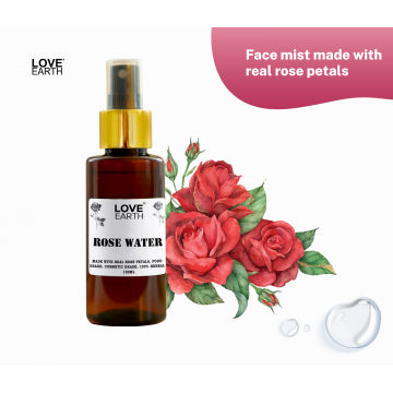 Love Earth: Rose Face Mist - 100ml