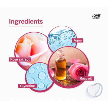 Love Earth: Rose Face Mist - 100ml