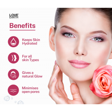 Love Earth: Rose Face Mist - 100ml
