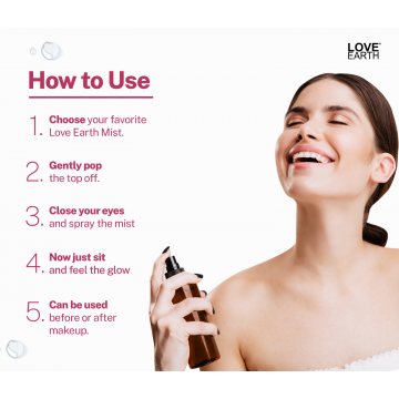 Love Earth: Rose Face Mist - 100ml