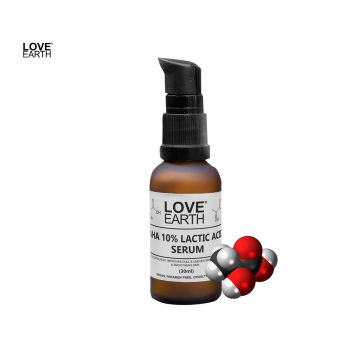 Love Earth: AHA 10% Lactic Acid Serum - 30ml