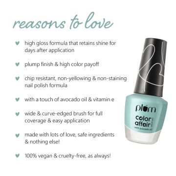 Plum: Plum Color Affair Nail Polish Summer Sorbet Collection | Mint - 154 ()