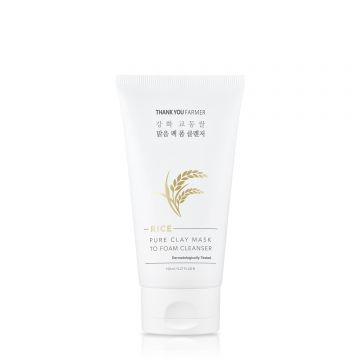Thank You Farmer: Rice Pure Clay Mask to Foam Cleanser - 150ml