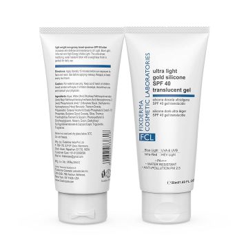 Fixderma Cosmetic Laboratories	: Ultra Light Gold Silicone SPF 40 Translucent Gel - 50ml