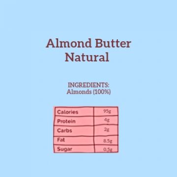 The Cinnamon Kitchen: Almond Butter Natural - 200 gm