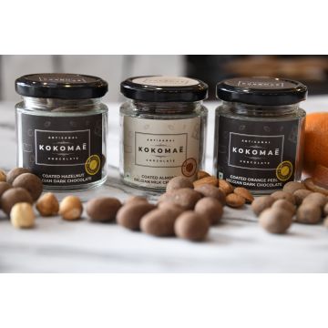 Kokomae: Hamper with Belgian Dragees - 230 gm
