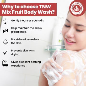 TNW - The Natural Wash: Mix Fruit Body Wash For Soft & Hydrated Skin - 200ml