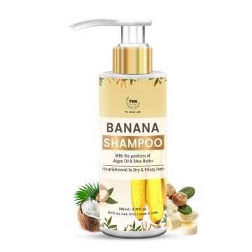 TNW - The Natural Wash: Banana Shampoo (Anti-Frizz Shampoo) - 200ml