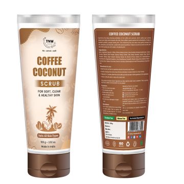 TNW - The Natural Wash: Coffee Coconut Scrub For Soft, Clear & Healthy Skin - 100gm