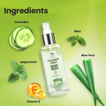 TNW - The Natural Wash: Cucumber Toner (Toner & Makeup Remover) - 100ml