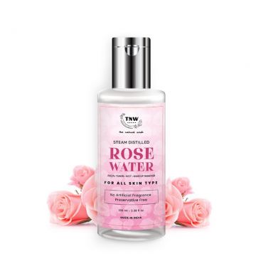 TNW - The Natural Wash: Distilled Pure Rose Water (Free From Artificial Fragrance & Alcohol) - 100ml