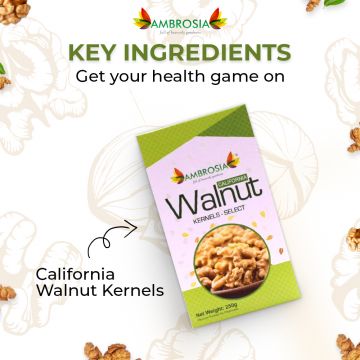 Ambrosia: Special Offer -Premium California Walnuts Selected - 250 g