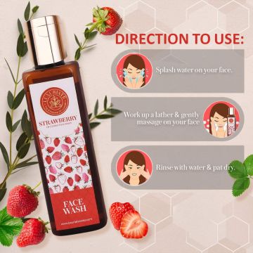 Luxuriate: Rejuvenation Strawberry Face Wash Cleanser for Men and Women - 100 ml