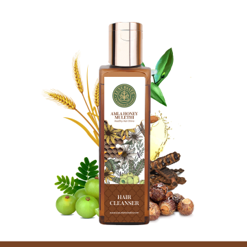 Luxuriate: Amla Honey Hair Cleanser Shampoo for Hair Fall Control Scalp Hair for Men and Women - 200ml