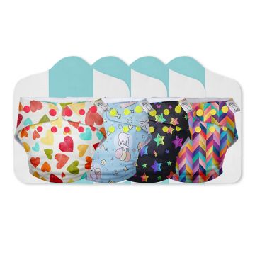 Superbottoms: Cloth Diapers for babies - Cloth Diaper Combo Pack of 4...
