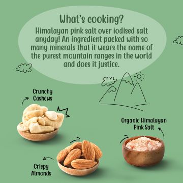 Paper Boat: Smoked with Himalayan Pink Salt - Mixed Nuts - 100 gm