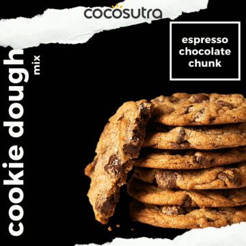 Cocosutra: Espresso Chocolate Chunk Cookie Dough Mix - 220gm