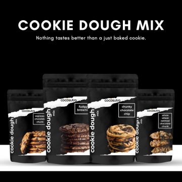 Cocosutra: Espresso Chocolate Chunk Cookie Dough Mix - 220gm