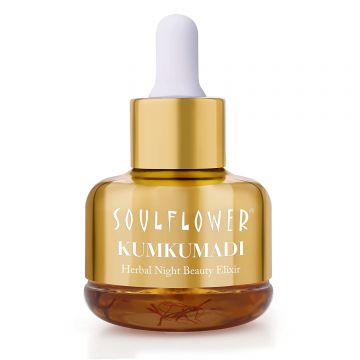 Soulflower: Kumkumadi Tailam Oil with Saffron and Almond - 30 ml