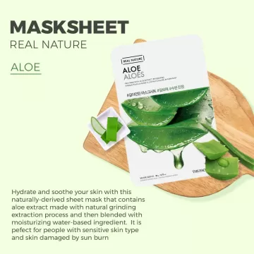 The Face Shop: Real Nature Aloe Face Mask - 20 gm