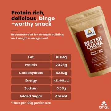 Omay Foods: Beaten Chana - Pack of 2 (400gm each)