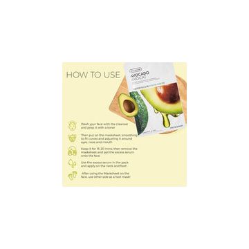 The Face Shop: Real Nature Avocado Face Mask - 20 gm