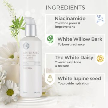 The Face Shop: White Seed Brightening Toner - 160 ml