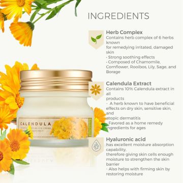 The Face Shop: Calendula Essential Moisture Eye Cream - 20 ml