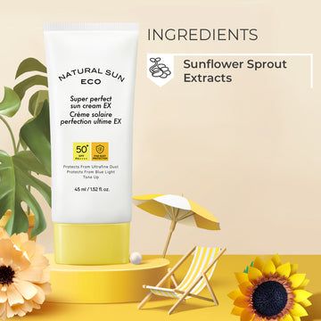 The Face Shop: Natural Eco Super Perfect Sun Cream EX - 45 ml
