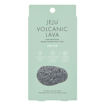 The Face Shop: Jeju Volcanic Lava Fresh Nose Strips - 7 Strips