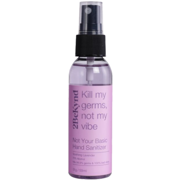 2BeKynd: Gentle and moisturizing hand sanitizer, Anti-Bacterial, hydrating, Peppermint Fresh and Soothing Lavender (Pack of 2)