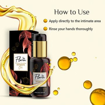 Floren: Reusable Menstrual Cup (Large) with Intimate Oil (50ml) combo for Women