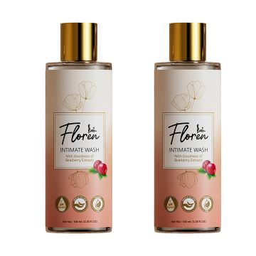 Floren: Intimate Hygiene Wash Prevents Itching, irritation & dryness, No...