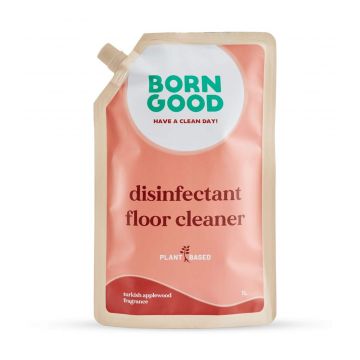 Born Good: Plant Based Disinfecting Liquid Floor/Surface Cleaner Refill  - 1 Ltr