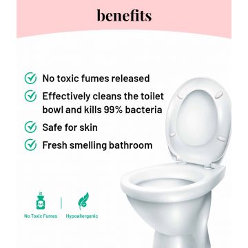 Born Good: Plant Based Liquid Toilet Bowl Cleaner  Refill - 1 Ltr