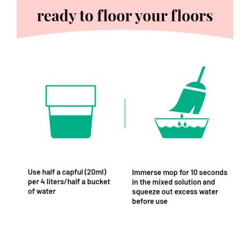 Born Good: Plant Based Disinfecting Liquid Floor/Surface Cleaner  - 5 Ltr