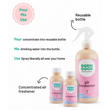 Born Good: Air freshener concentrate spray for Home & Office  - 100ml
