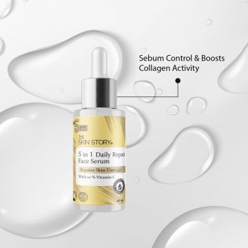 The Skin Story: 5 in 1 Daily Repair Face Serum - 40ml