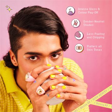 Gush: Nail Lacquer- Peppermint Swirl