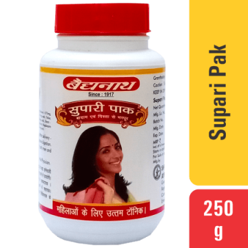 Baidyanath: Supari Pak- Ayurvedic tonic for women| Helps in post pregnancy issues (debility, backpain and headache etc.) - 250 gm